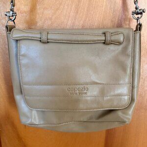 Capezio Vintage Tan Leather Crossbody Bag